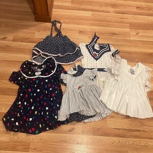 five Vintage Girl’s Dresses Size 5, Christy Dawn Gunne Sax Style